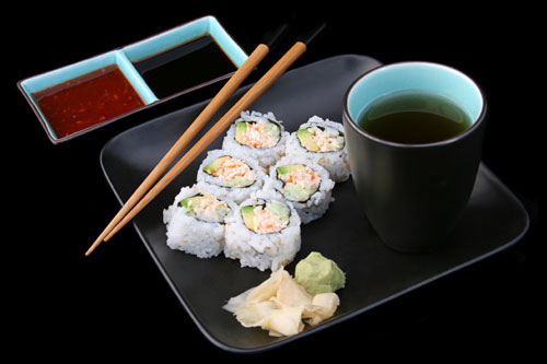 Deluxe Sushi Kit Wasabi Ginger Tea