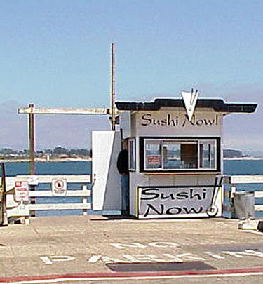 Wharf Santa Cruz sushi